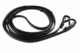 HILBAR Extra smalle leren teugels zwart