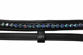 HILBAR Gecombineerde Neusriem "Rainbow"  (chromen gespen)