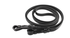 HILBAR Biothane" Teugels zwart zonder stops"